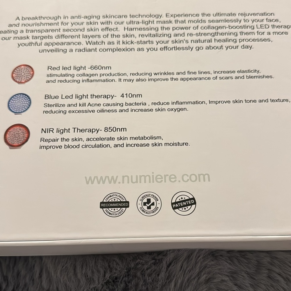 NUMIERE - Time Keeper Face Mask - Picture 8 of 8